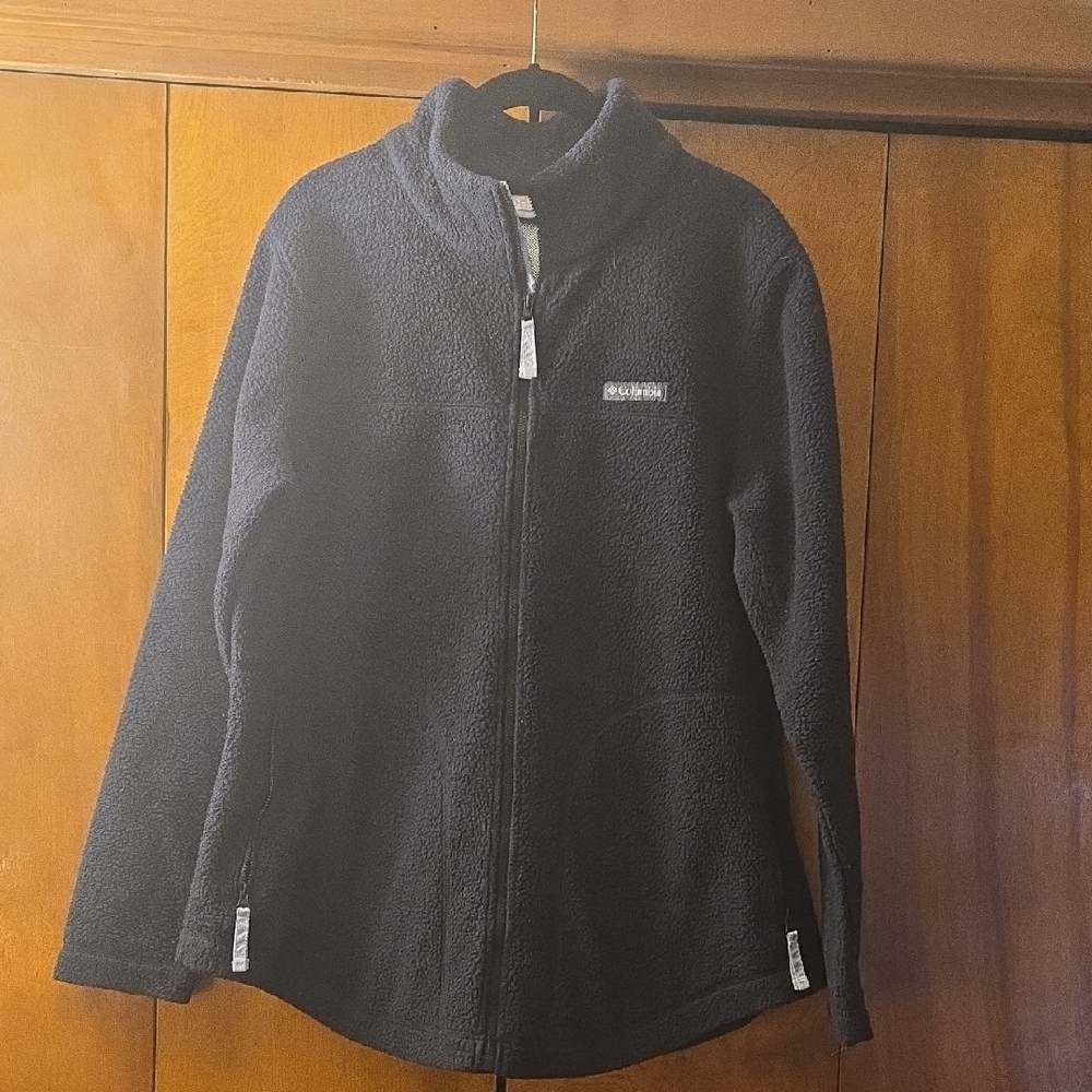 Columbia Black Sherpa Fleece Jacket